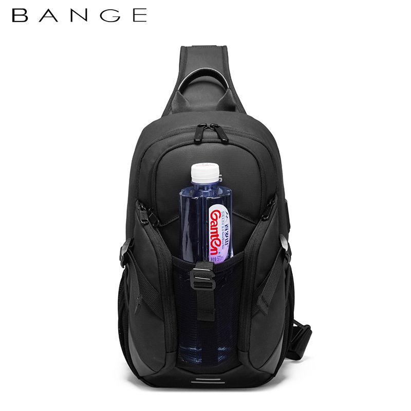 Bange-男性用防水チェストバッグ,スポーツバッグ,ショルダーストラップ,ランニングバッグ,レジャー,ビジネス,旅行