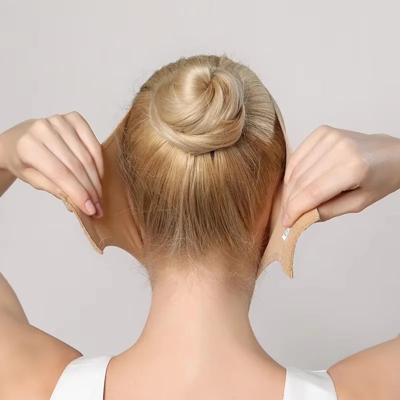 フェイスVシェイパー 顔痩せ包帯 リラックスリフトアップベルト シェイプアップ リフトアップ ダブルバンドマッサージ あごマッサージケアツール