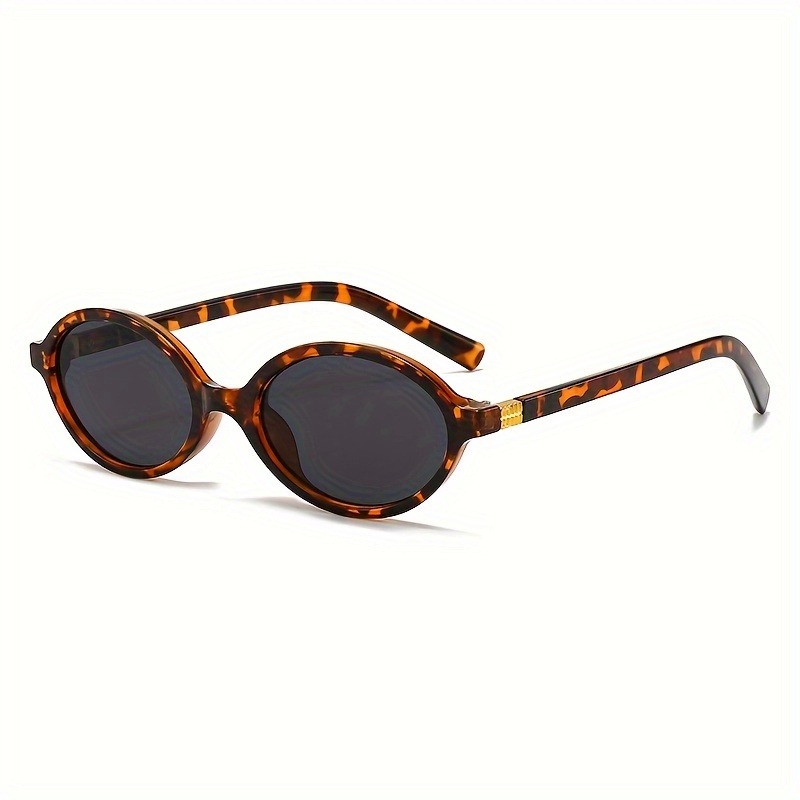 Óculos retrô ovais da moda com lentes antirreflexo – armação pequena chique, ideais para festas e viagens, acessórios para óculos