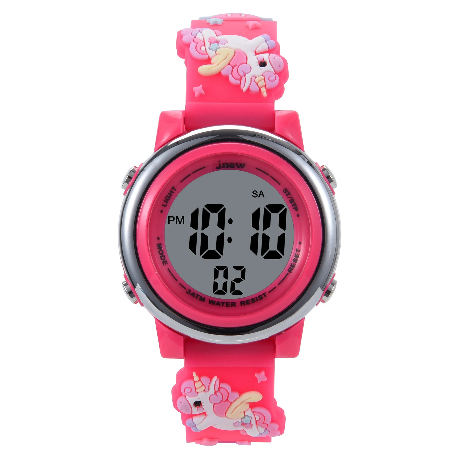 อุทัย CE105 เด็กการ์ตูน LED นาฬิกาอิเล็กทรอนิกส์ 30M กันน้ําเด็ก SmartWatch นาฬิกาปลุกส่องสว่างกีฬาเด็กชายหญิงของขวัญ