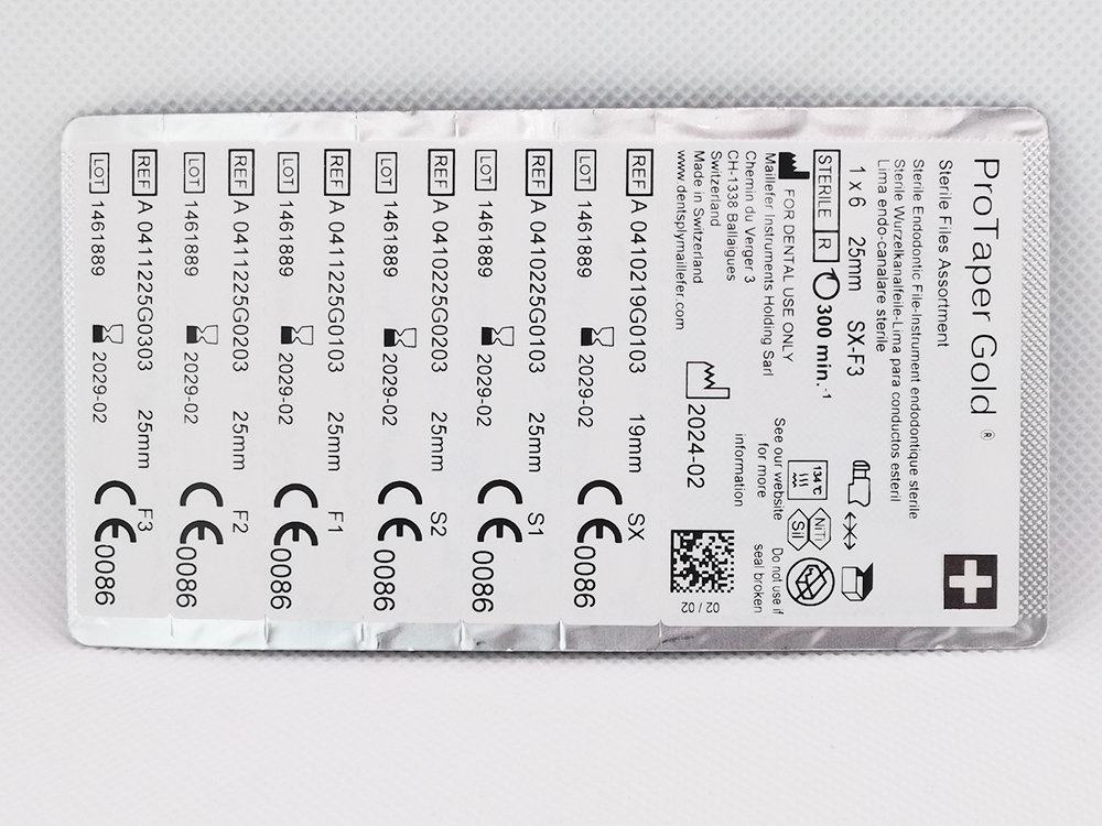 1PKS 歯科 Protaper ゴールドロータリー器具熱活性化柔軟なエンジンファイル根管ツール歯科材料