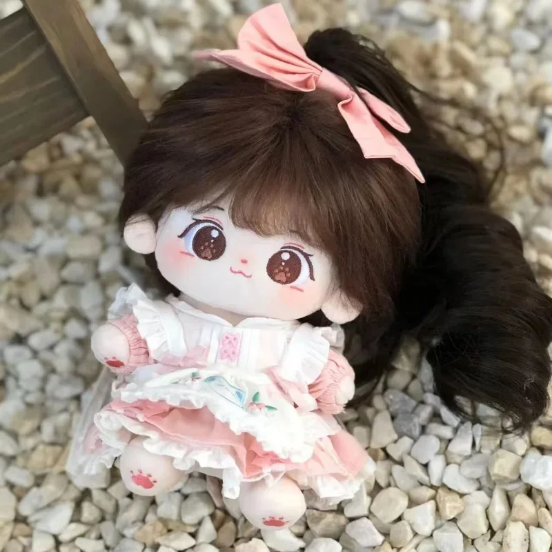 20 センチメートル Miaomiao 綿人形在庫交換可能なベビー服ぬいぐるみドレスアップコスプレアニメフィギュア子供女の子のおもちゃ