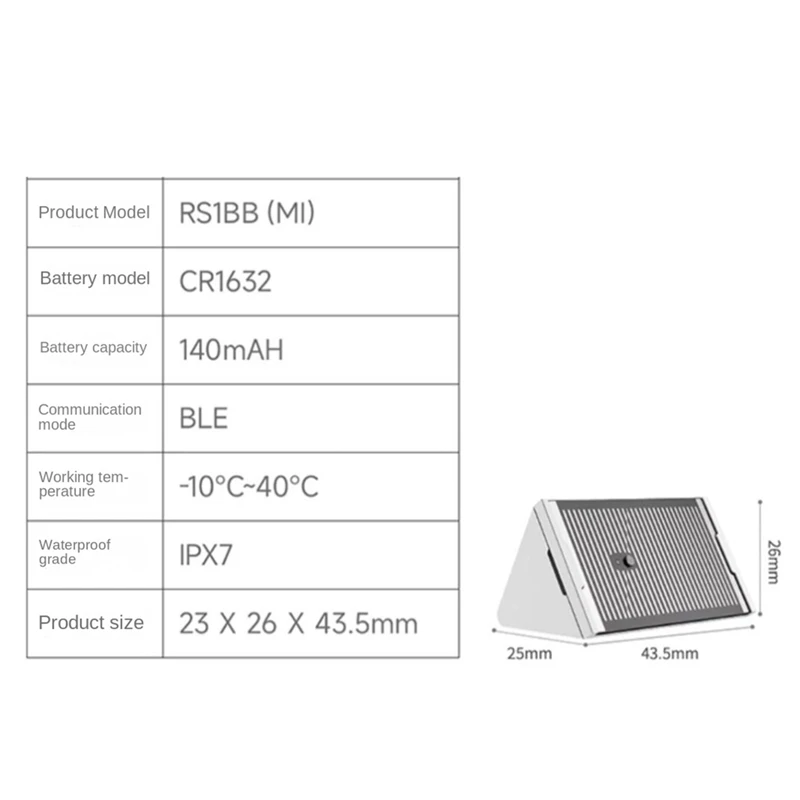 Hot TTKK Water Leak Sensor Flood And Rain Detector IPX7 Waterproof 3 Sensitivity Settings For Home Security Works
