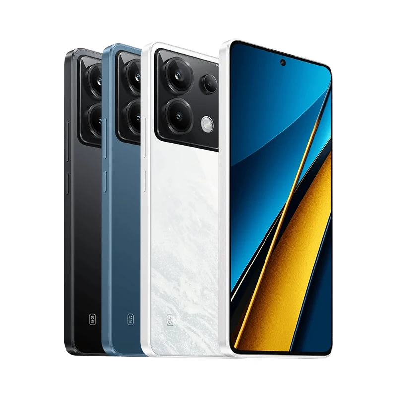 Poco X6 5G Global Version Leeuwebek ®   7s Gen 2 CrystalRes 120Hz FIow AMOLED 64MP drievoudige camera met OIS 67W turbo-opladen