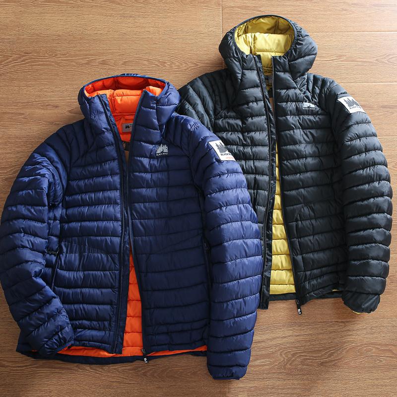 Jaqueta Casual Masculina Leve com Capuz, Revestida com Plumas, à Prova de Vento e Água, Aconchee, Ajuste Padrão, Moda Urbana