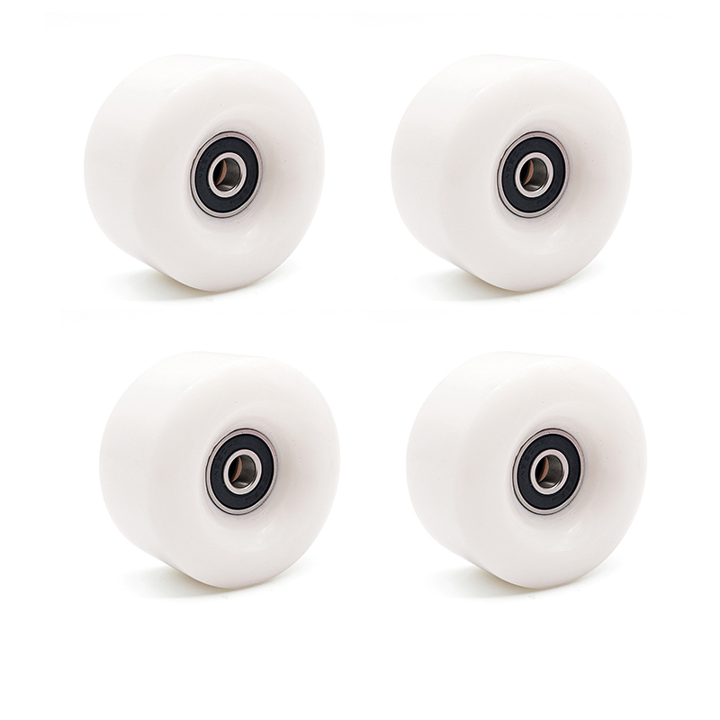 4 Stück 55 mm Skateboard-Räder mit 608 Lagersatz, Rollschuh-Räder, Teil 85 A