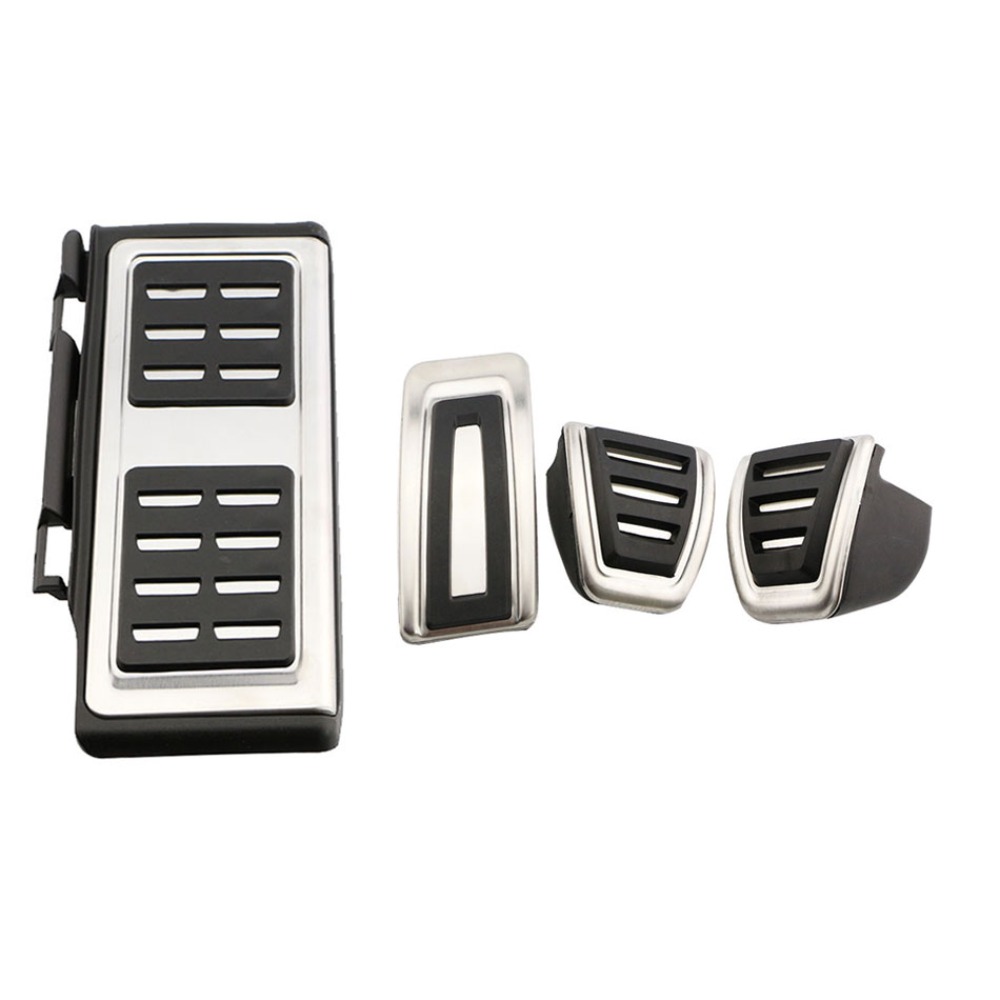 Pedal do carro esporte freio de combustível pedal morto capa conjunto dsg para seat leon 5f mk3 para skoda octavia a7 para vw golf 7 8 acessórios automóveis