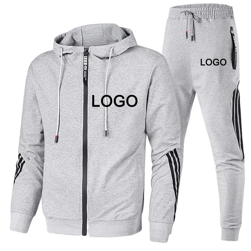 Sudaderas con capucha y pantalones con estampado personalizado para hombre, conjunto de 2 piezas, sudaderas deportivas para gimnasio a la moda, trajes deportivos para ejercicio al aire libre