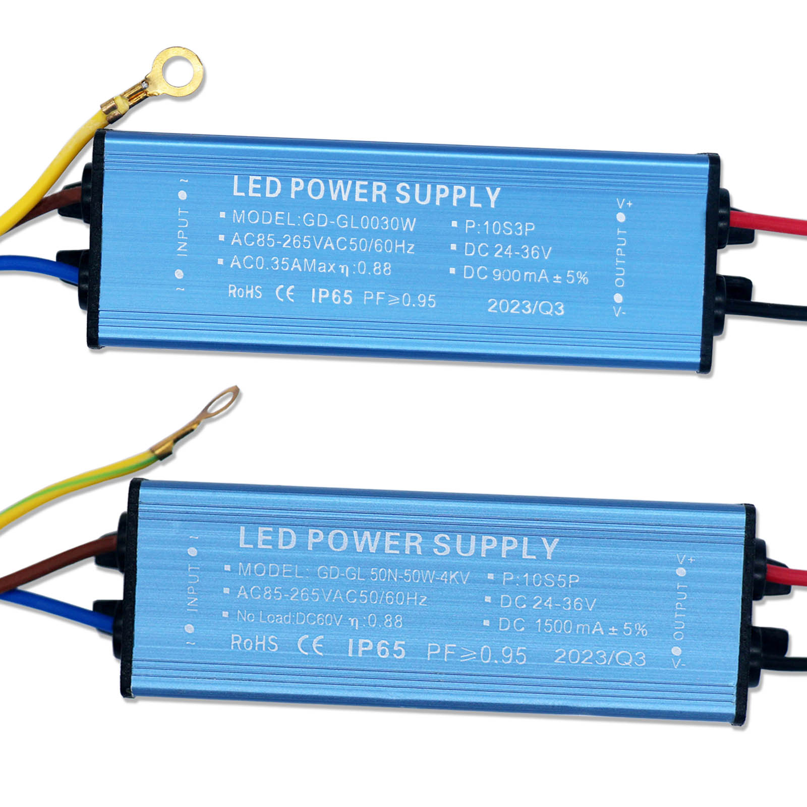 LED-Treiber 12 W 20 W 30 W 50 W DC24-42V LED-Konstantstromspannung Beleuchtungstransformator 300 mA 600 mA 900 mA 1500 mA für Flutlichter