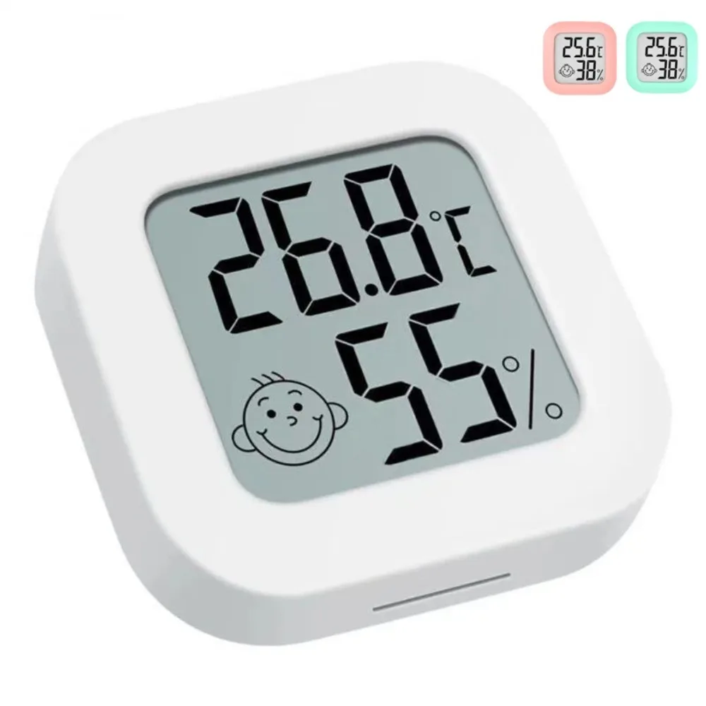 Termómetro Digital LCD, higrómetro para interiores, medidor electrónico de temperatura y humedad, Sensor, estación meteorológica para el hogar