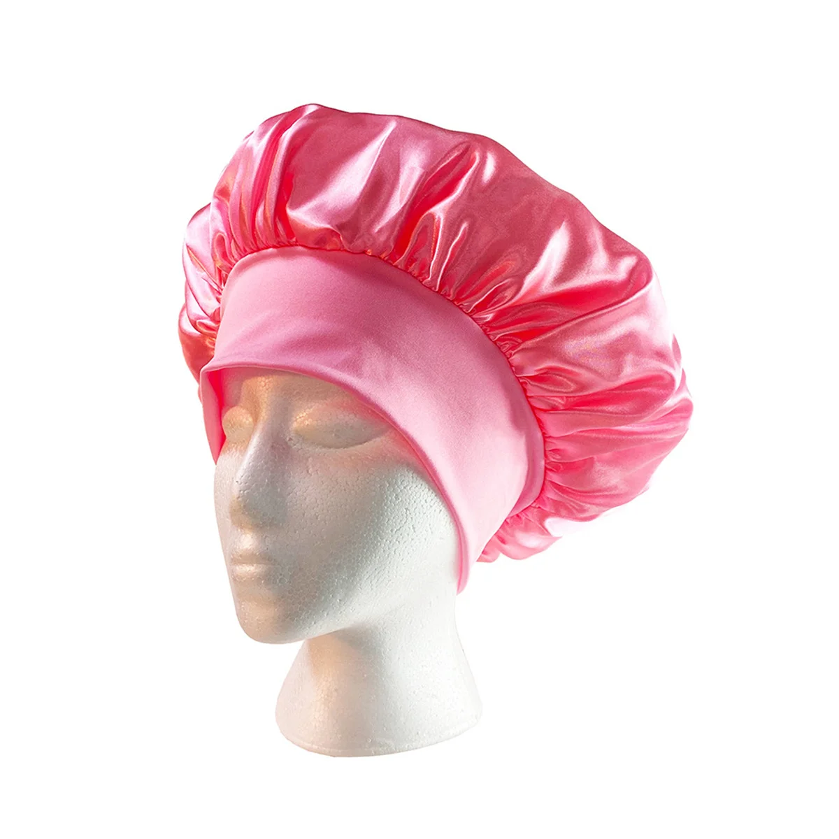 1 touca de dormir sedosa com comprimento opcional para cabelos lisos e cacheados, touca de cabelo extra grande para dreadlocks e tranças, sono de cetim