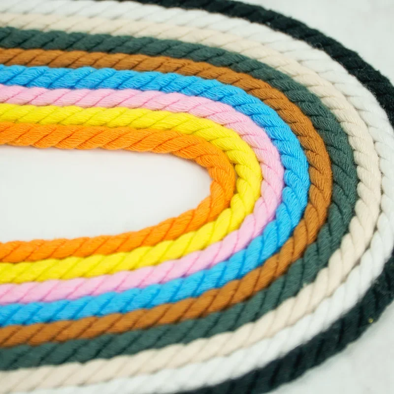 New Rope Laces Sneakers Boots Shoe Laces for Shoes Round Shoelaces 0.6CM Thicker Cotton Shoelace Twisted for AF1/AJ1 1 Pair