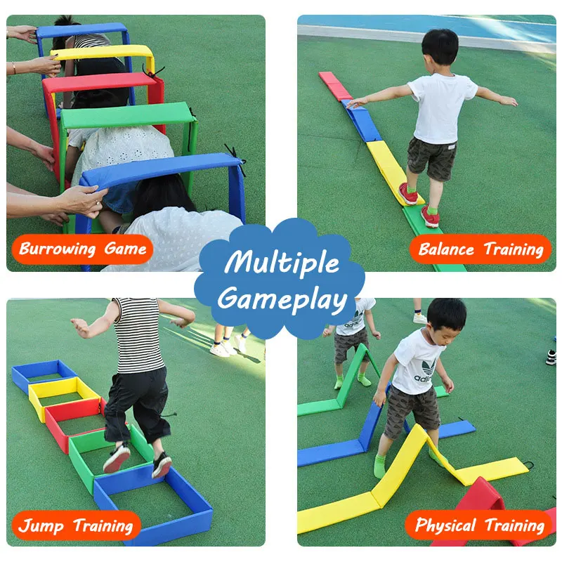 เด็กสมดุลกระโดด Sensory Integration การฝึกอบรมของเล่น Parish กีฬากลางแจ้งปาร์ตี้สังคมเกมกลุ่มกิจกรรมสําหรับเด็กอายุ 3-6 ปี