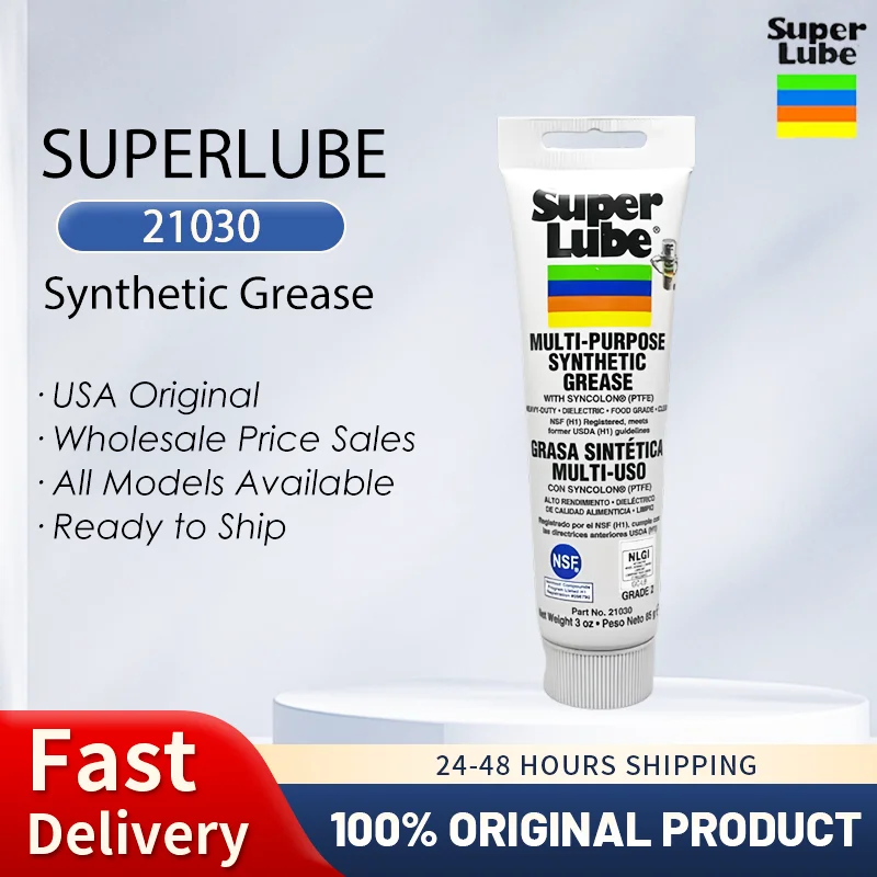 Super lubricante Original 21030, grasa sintética multiusos, lubricante de PTFE NSF, grasa de calidad alimentaria para cadena de bisagra de pista, tubo de 3 Oz
