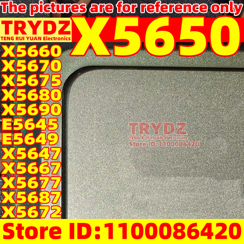 1шт X5650 X5660 X5670 X5675 X5680 X5690 E5645 E5649 X5647 X5667 X5677 X5687 X5672 Б/у