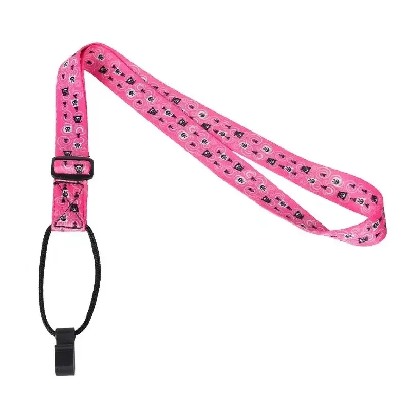 Miwayer Tracolla per ukulele in stile etnico Durevole regolabile Clip-on Cintura per chitarra Hawaii Accessori per chitarra per strumenti a imbracatura