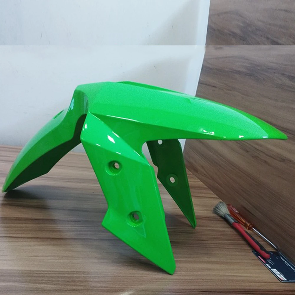 Untuk Kawasaki Ninja 300 Fender Depan Hugger Mudguard Splash Guard Fairing EX300 Z 250 Z300 2013 2014 2015 2016 2017 Serat Karbon