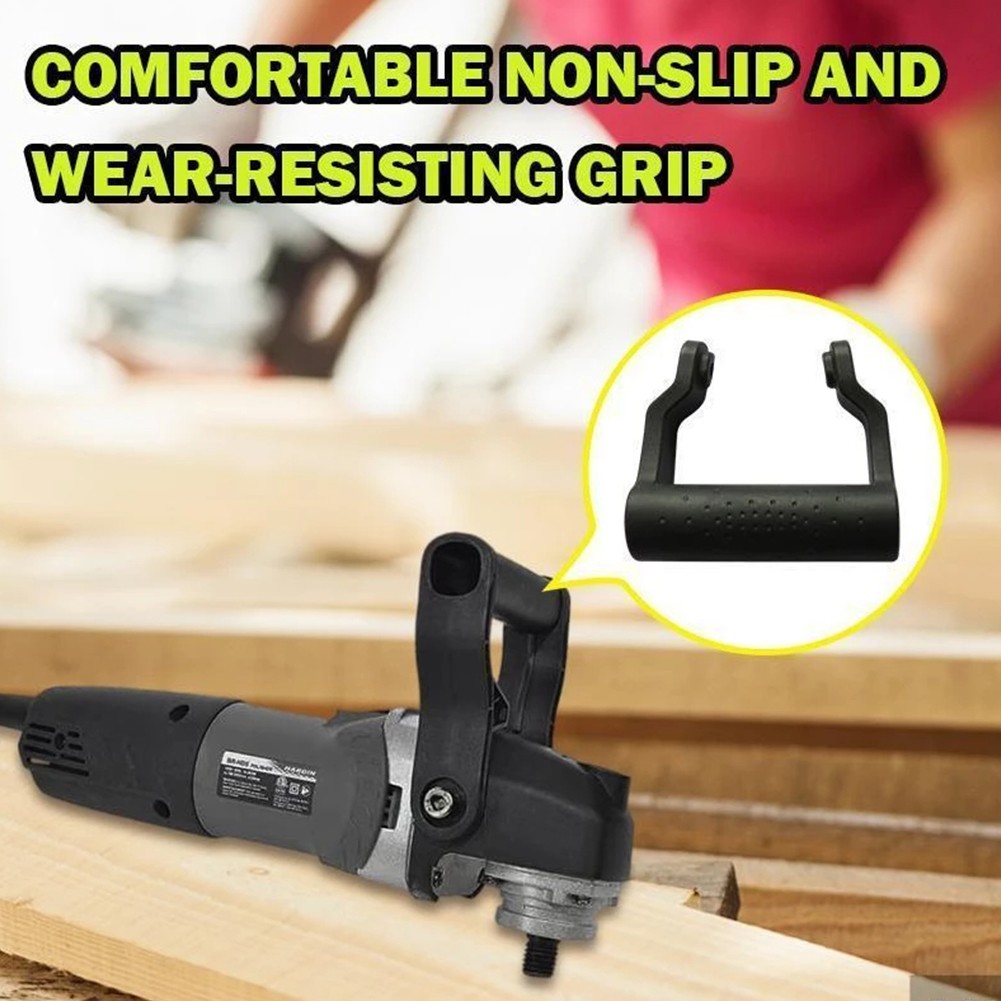 Mango auxiliar antideslizante que absorbe los golpes, mango de 8mm para amoladora angular tipo 100, manijas de pasamanos