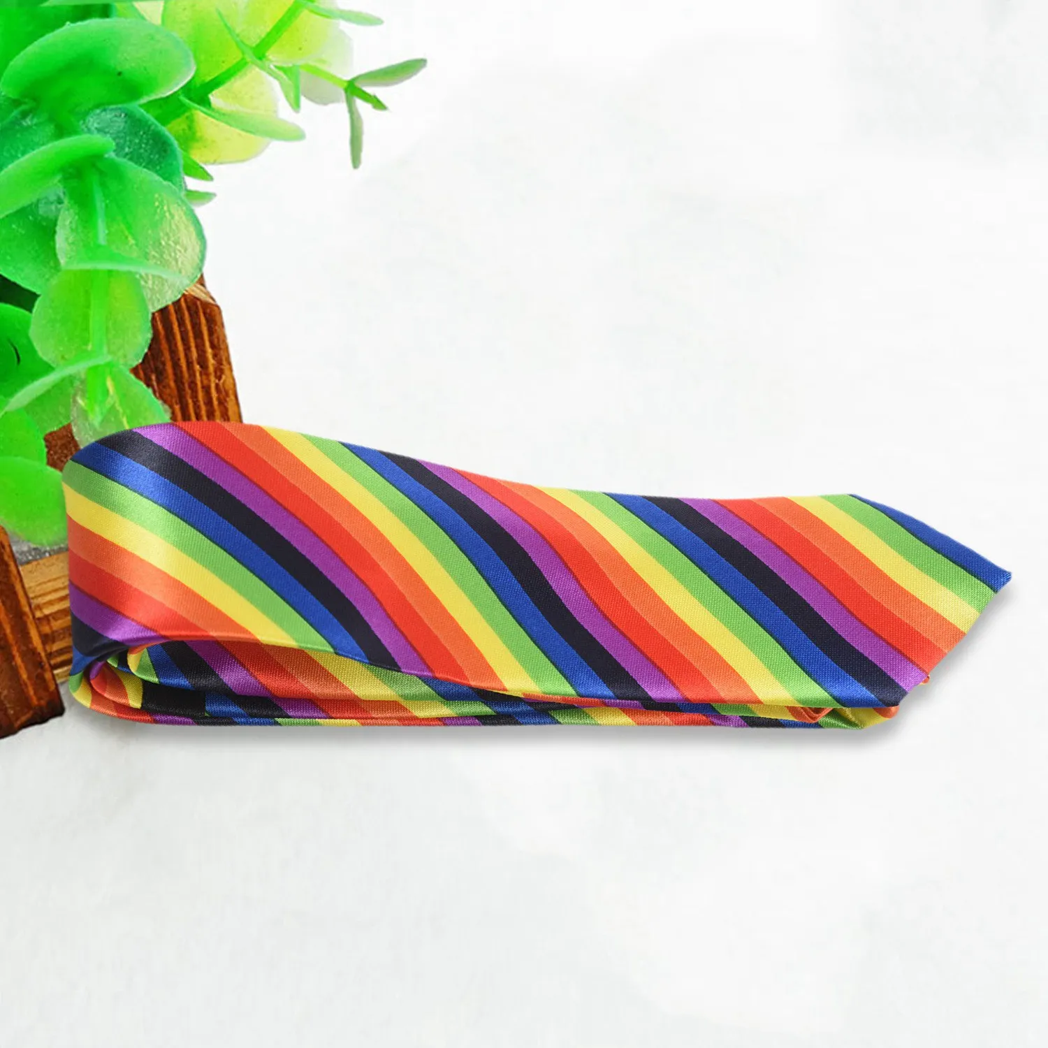 Corbata estrecha delgada informal para hombre, moda Formal, fiesta de boda, 19 (Color arcoíris)