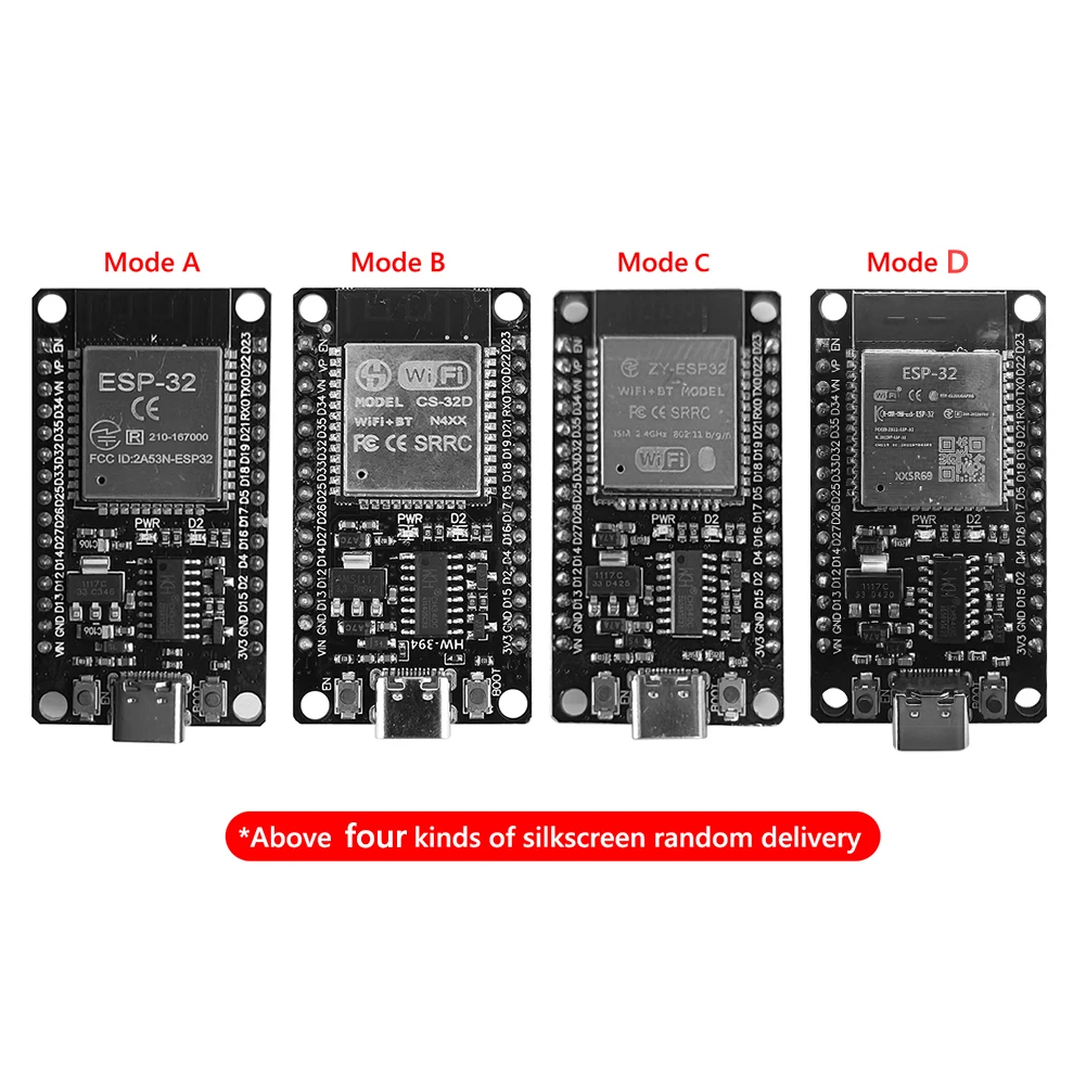 100-1 Uds. Placa de desarrollo ESP32 WR-32 ESP32 TYPE-C CH340C WiFi + módulo compatible con Bluetooth para placa de desarrollo IOT 32MBIT
