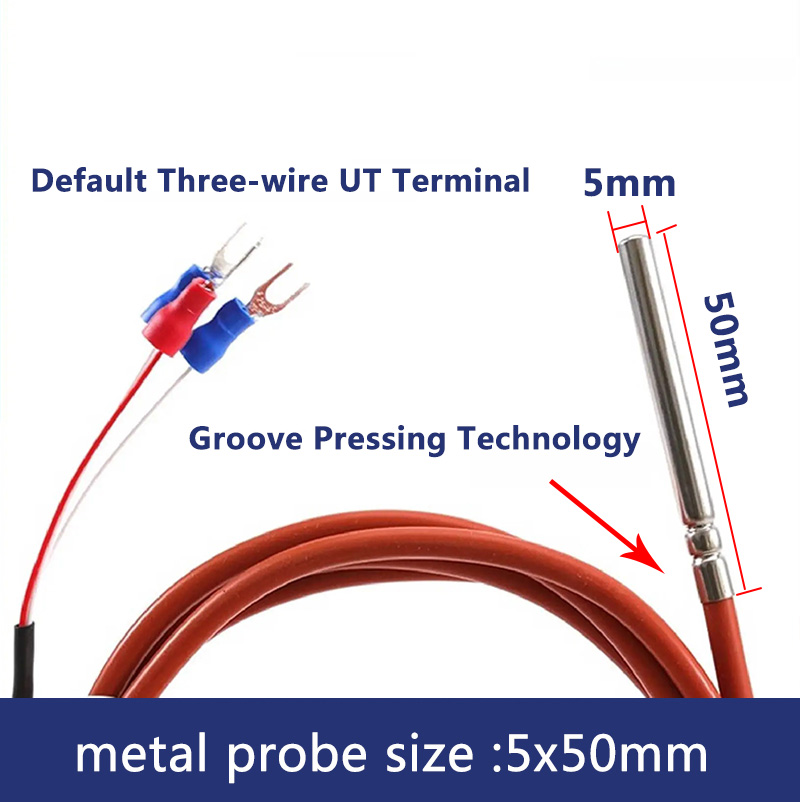 Датчик температуры pt100, непроницаемые кабели, платина pt1000, высокоскоростной защитный кабель, силиконовый защитный кабель