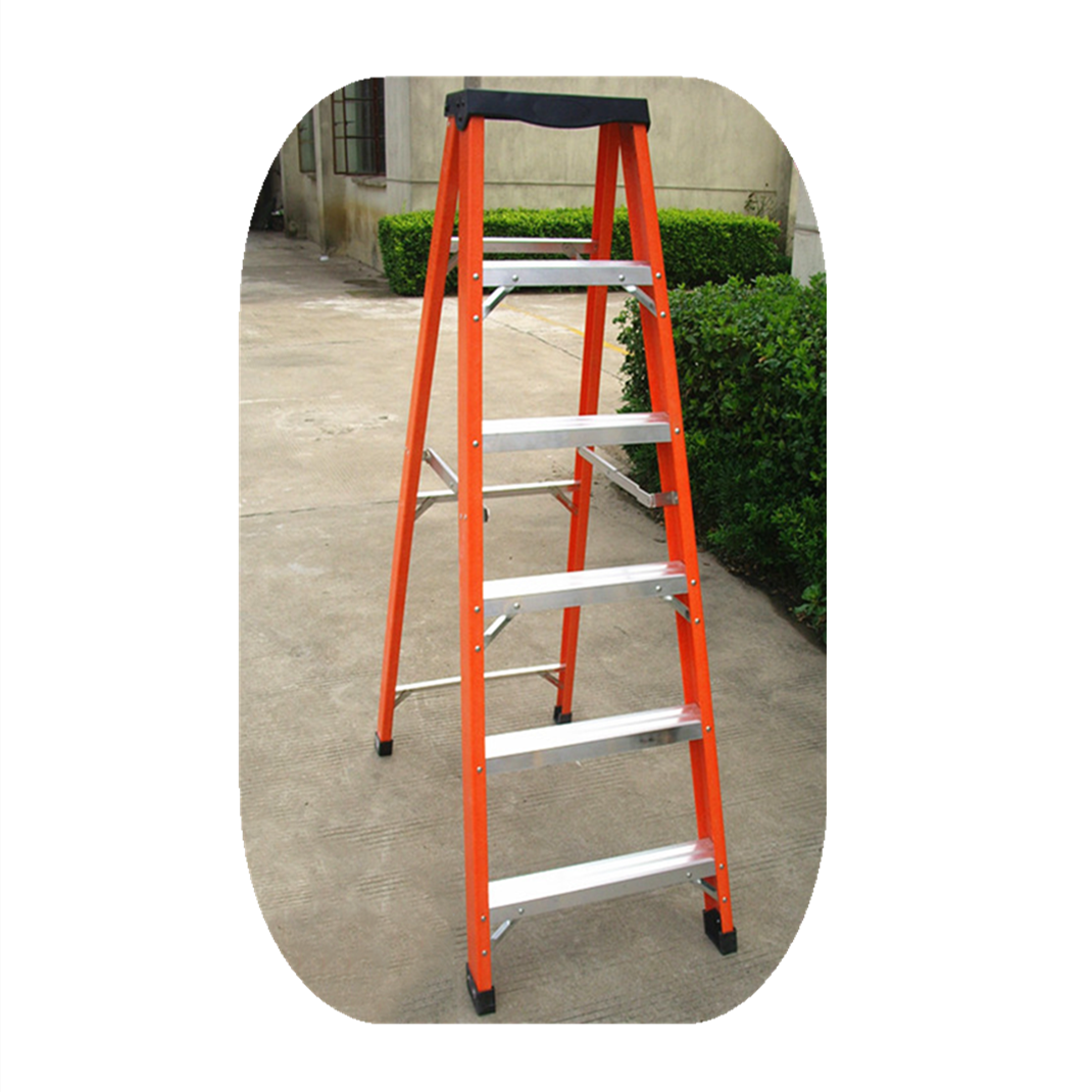 6 Pasos LADDER STEP F/VIDRO 1.8M LADO Único 150KG