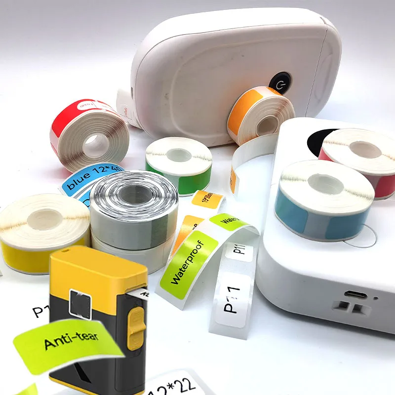 P15 Label Printer Sticker 12*40mm Label Tape Thermal Printer Paper 160pcs/roll Compatible D30  P12 P11 Label