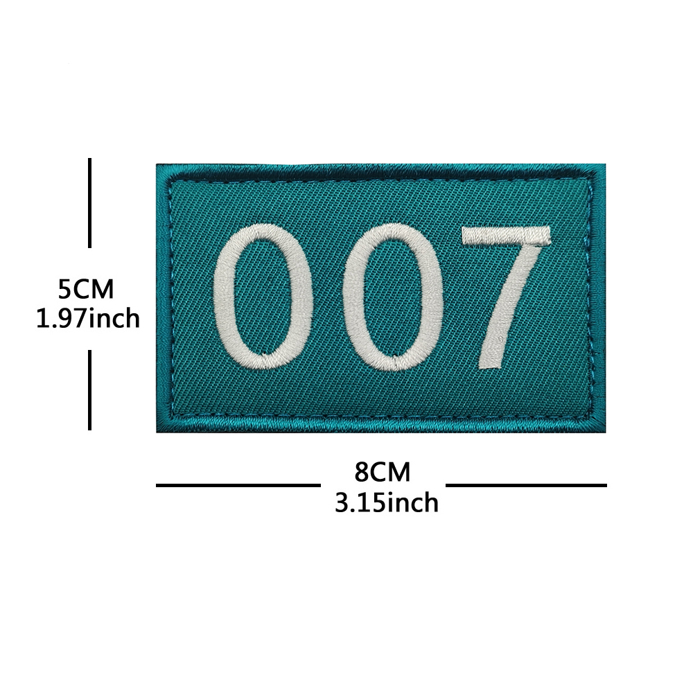 Spel nummer 388 007 230 067 456 001 Geborduurde armband Klittenband Tactische Badge Rugzak Patch Kleding patch