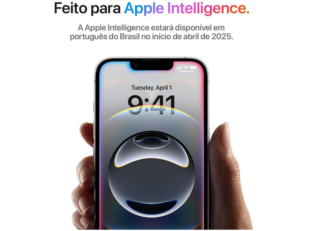 Apple iPhone 16e 128GB Branco 6,1" 48MP iOS 5G