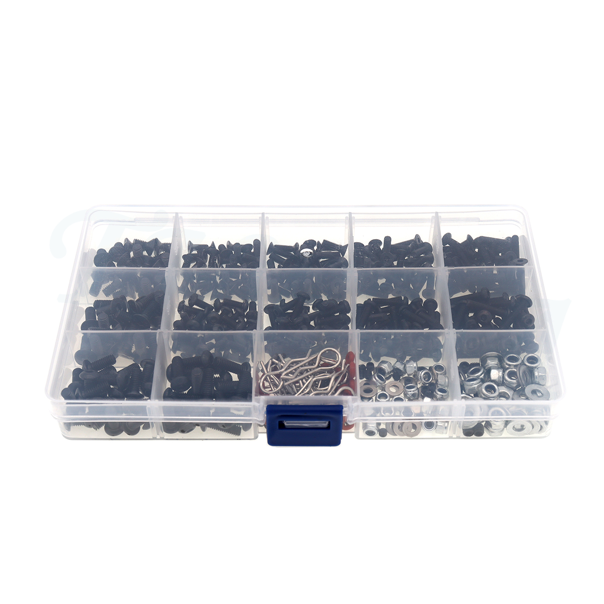 Juego de caja de tornillos para 1/8 1/10 HSP Traxxas TRX-4 TRX-6 Tamiya CFX MST HPI Kyosho D90 Scx10 D110 AXIAL D110 RC herramienta de reparación de piezas de coche