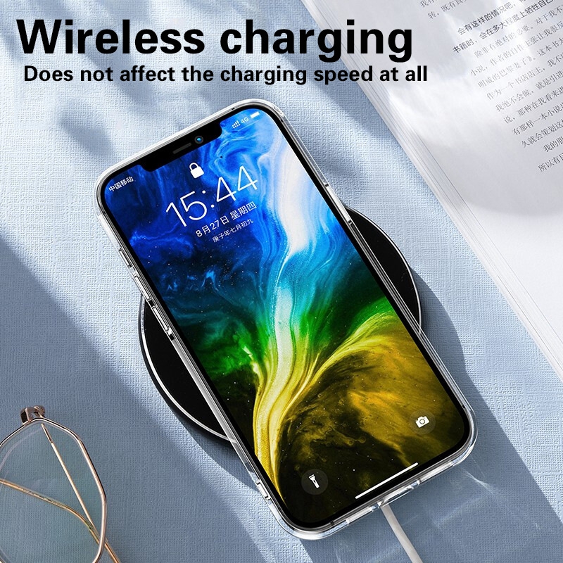 Funda de teléfono transparente para iPhone 11, 12, 13, 14, 15 Pro Max, funda suave transparente a prueba de golpes para iPhone XS MAX XR 7 8 Plus 6 6s