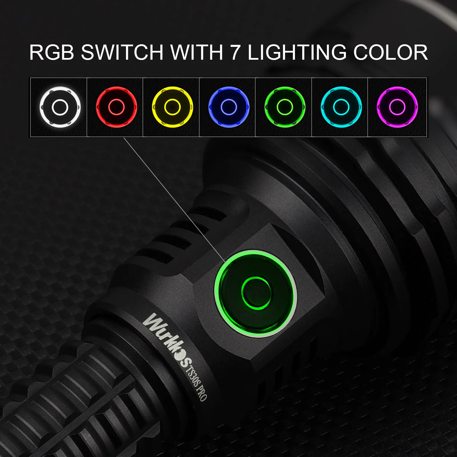 Wurkkos TS30S Pro 21700 linterna táctica recargable LED USB-C 6000Lm antorcha MAX 1086M bisel inoxidable Anduril 2 banco de energía