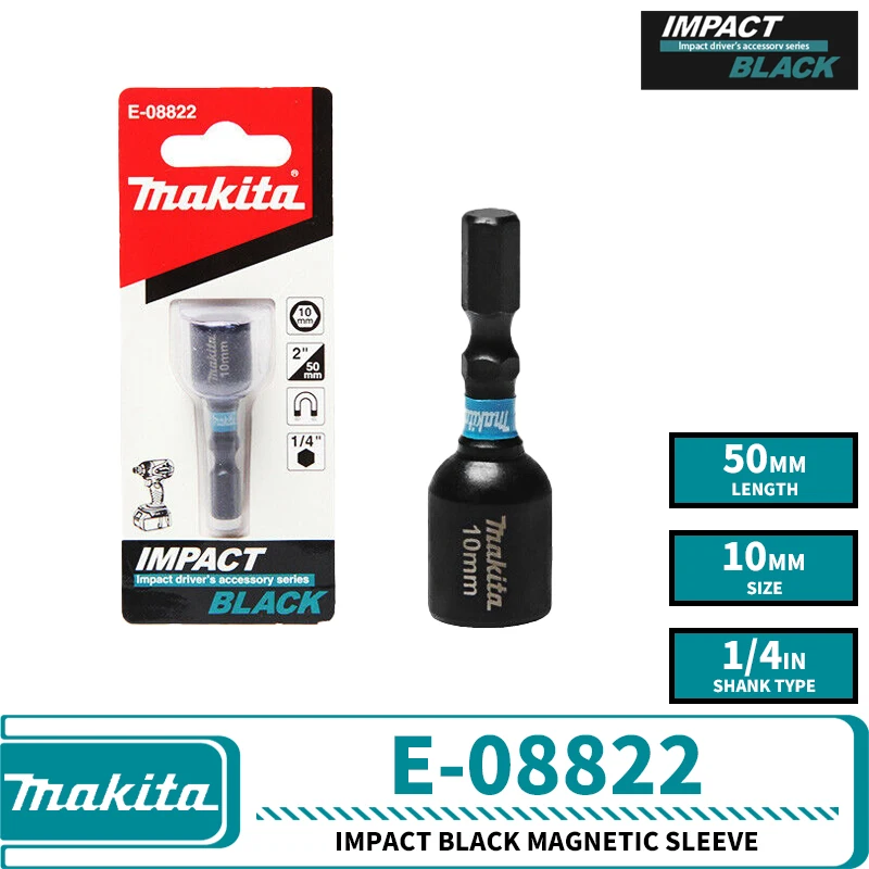 Makita impacto preto chave de fenda broca conjunto de condução ferramenta elétrica driver broca acessórios peças & acessórios da ferramenta elétrica