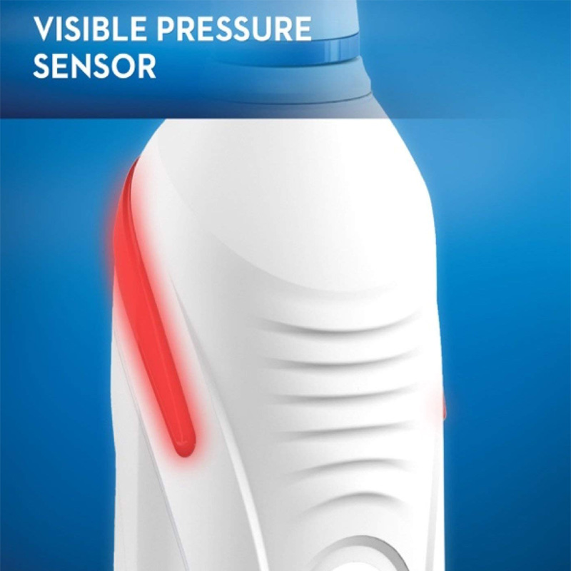 Oral B cepillo de dientes eléctrico Pro 4000 acción 3D limpieza diaria dientes Sensor de presión Visible 4 modos cuidado de las encías impermeable recargable