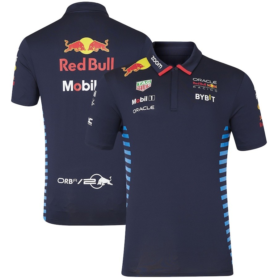 2024 새로운 Formula1 Red Bull 팀 레이싱 공식 웹 사이트 레이싱 폴로 셔츠 저지 야외 스포츠 저지 성인 및 여성 훈련