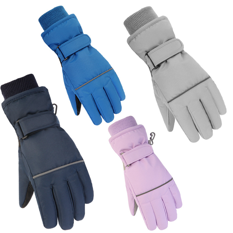 Alta qualidade crianças luvas de esqui inverno snowboard neve crianças luva para meninos menina à prova dwaterproof água engrossar luvas manter o dedo quente 2023