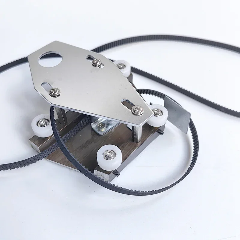 CO2 Laser Head With Air Nozzle + Carriage + Four Rollers + Fix Plate +5mm Belts K40 3020 3040 Laser Engraving Cutting Machine