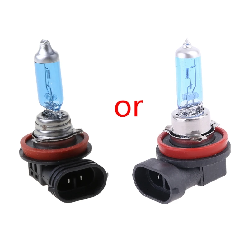 Xenon Super Terang Putih 12V Lampu Depan Kabut Bohlam Lampu Halogen 55W Mobil Parkir untuk Lampu Depan 5000K H1 H4 H7 H8 H11 9