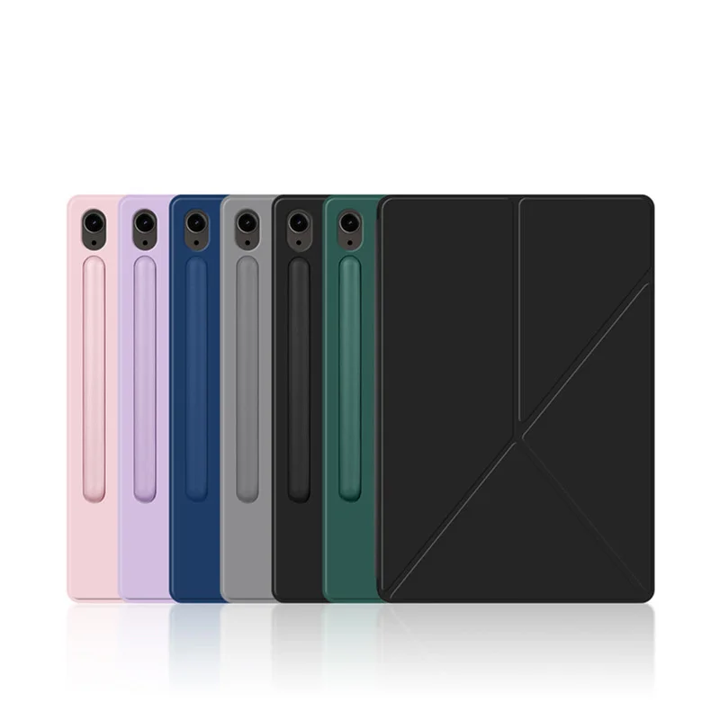 สําหรับ Samsung Galaxy Tab S10 S9 S8 S7 Plus FE 12.4 11 นิ้วแม่เหล็กสําหรับ Tab S10 S9 S8 Ultra 14.6 นิ้วผู้ถือดินสอฝาครอบ