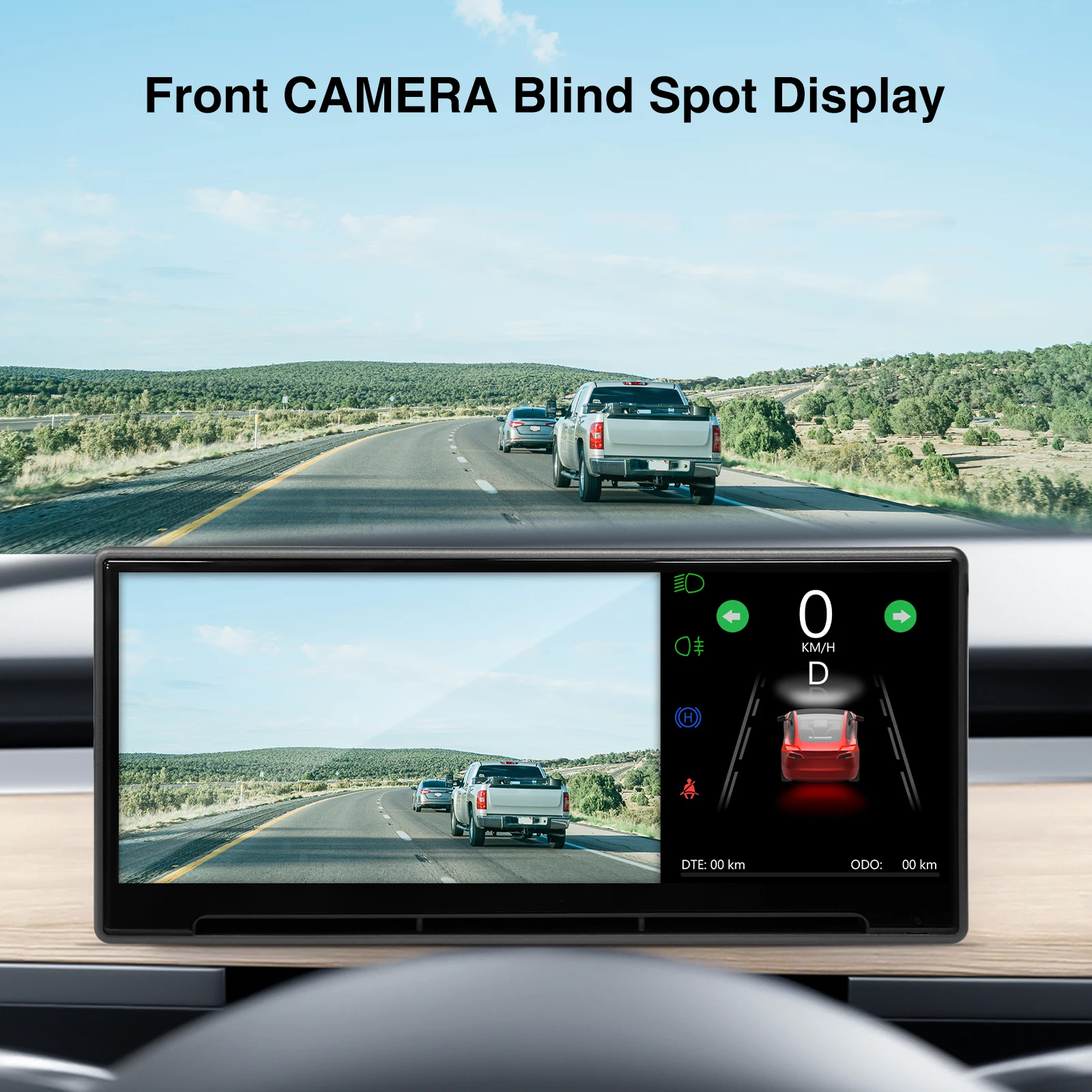 CATRONICS Head Up Display para Tesla HUD con salida de aire y cámara compatible con el modelo 3 Y 2016-2024 3 Highland Carplay Android AUTO