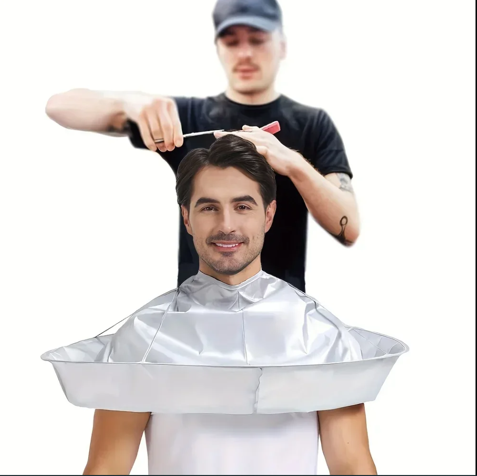 Volwassen Kapsel Mantel Doek Haarverf Ademend Huishoudelijk Kapsel Mantel Opvouwbaar Kapsel Gereedschap