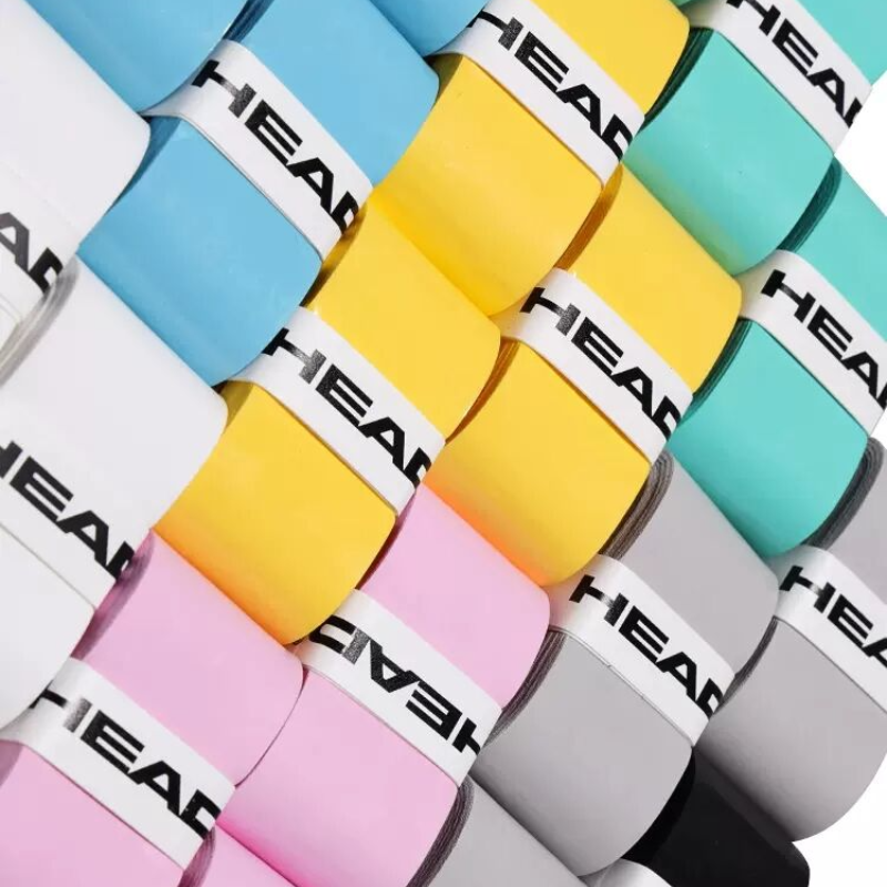 12PCS HEAD Overgrips Sweatband Tennis Racket Hand Rubber Anti-slip Rubber Racket Handle Strap Sweat Absorbent and Wear Resistant