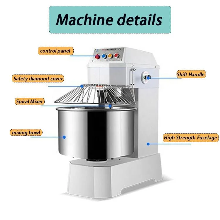 Mixer Komersial untuk Toko Roti, Mixer Planet untuk Adonan Kue, Mixer Stand untuk Makanan, Mesin Pengaduk Adonan Kue