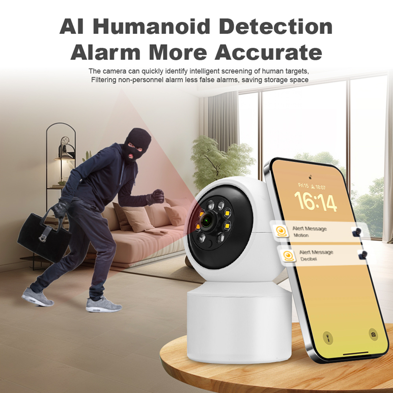Xiaomi 360° Smart Home Security Camera Mi PTZ 4K Webcam 1296P 5 Megapixel AI Human Detection Night Vision Webcam Work With Miji