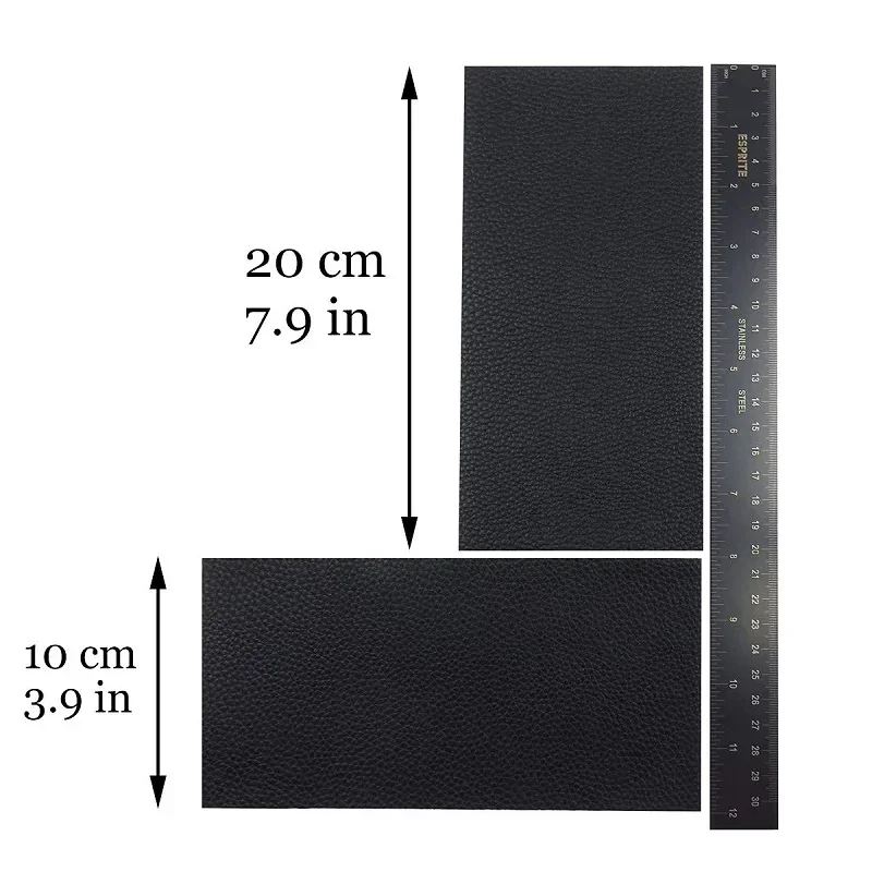 Nastro di riparazione in pelle, toppa di riparazione in pelle autoadesiva, Kit di riparazione in pelle 20x10 cm per seggiolino auto, per divani, divani, mobili