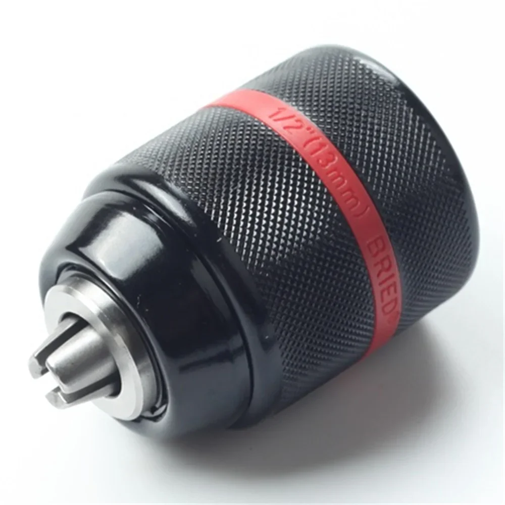 2-13mm Keyless Threaded Metal Drill Chuck, Hex Shank/SDS/Square Quick Grip Adapter, Chuck for Drill Bits Screwdriver Tap&Sockets