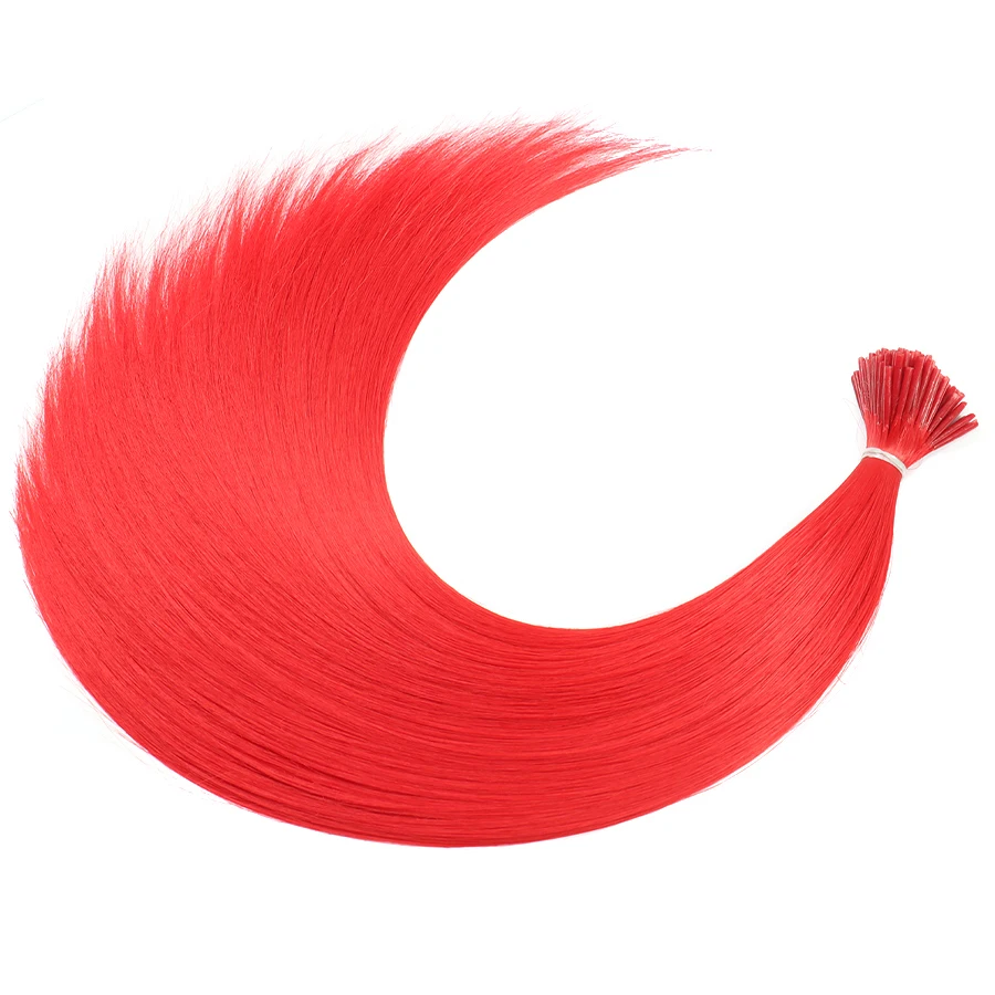 Tổng Hợp Tóc Cầu Vồng Giả Làm Tóc Màu Kanekalon Tôi-Đầu Keratin Fusion Cho Tóc Sợi Tóc miếng