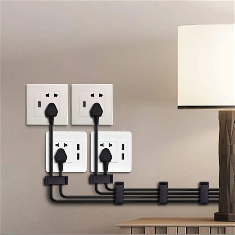 Kabelbevestigingsclip Kabel Draad Sorteergesp Chassis Organizer 19*47 Zwart-witte organizer