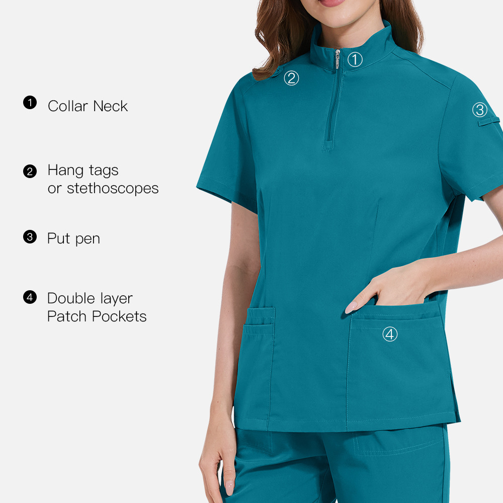 Unissex uniforme médico uniformes cirúrgicos mulher esfrega conjunto salão de beleza workwear clínico esfrega topos calça médico terno de enfermagem dos homens