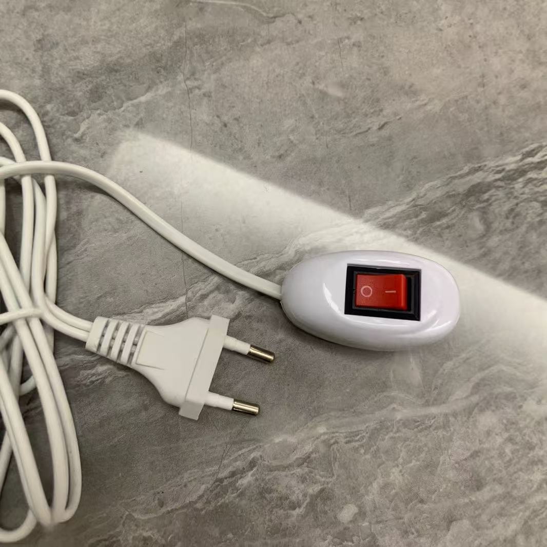 5/10m Lamp Bases Universal With Switch Led Bulb Socket Adapter E27 Screw Lamp Holder Accessories Tools Two Plugs Suspension